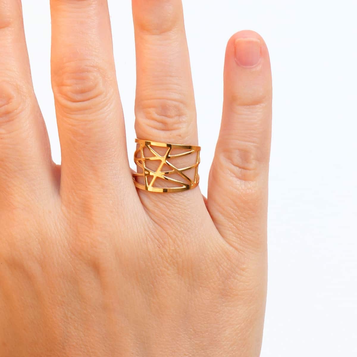 Anillo Papeete Dorado 14 7 Anartxy
