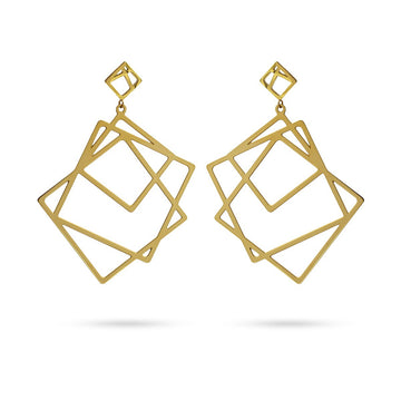 Pendientes Banjul Dorado Anartxy