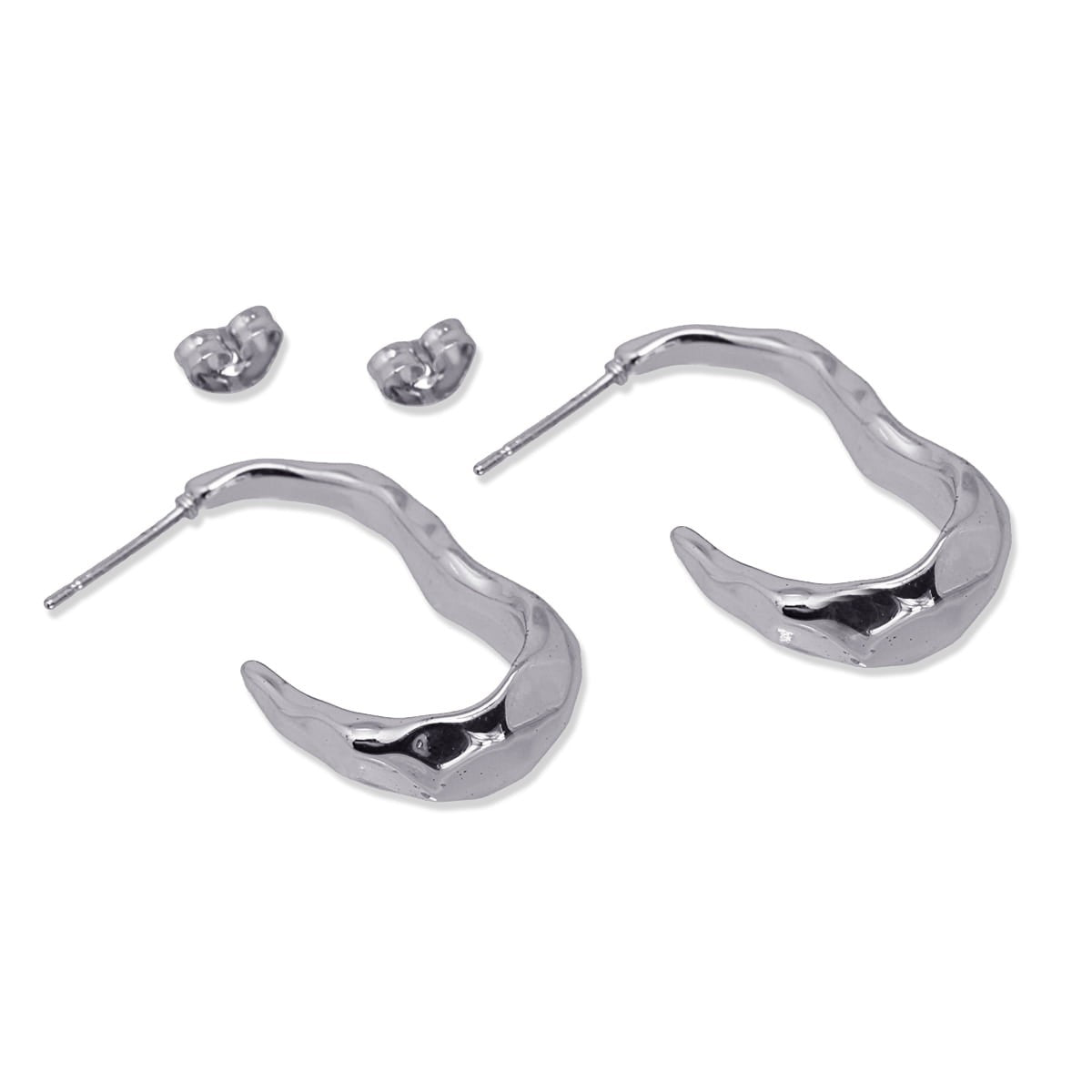 Aros Brooke Plateado Anartxy