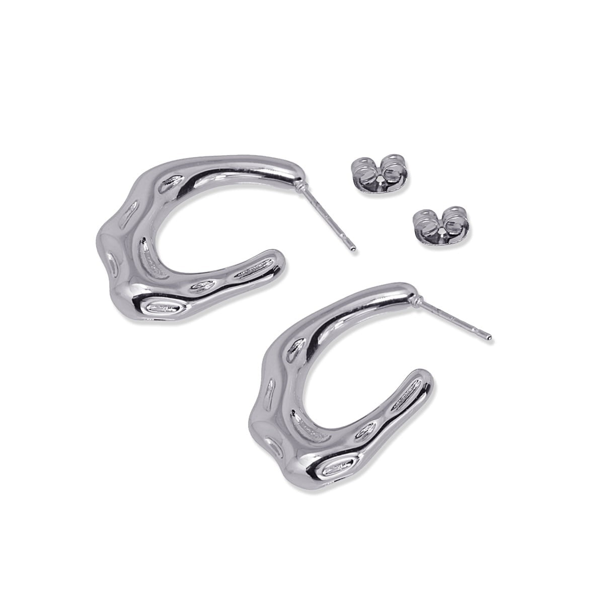 Aros Agnes Plateado Anartxy