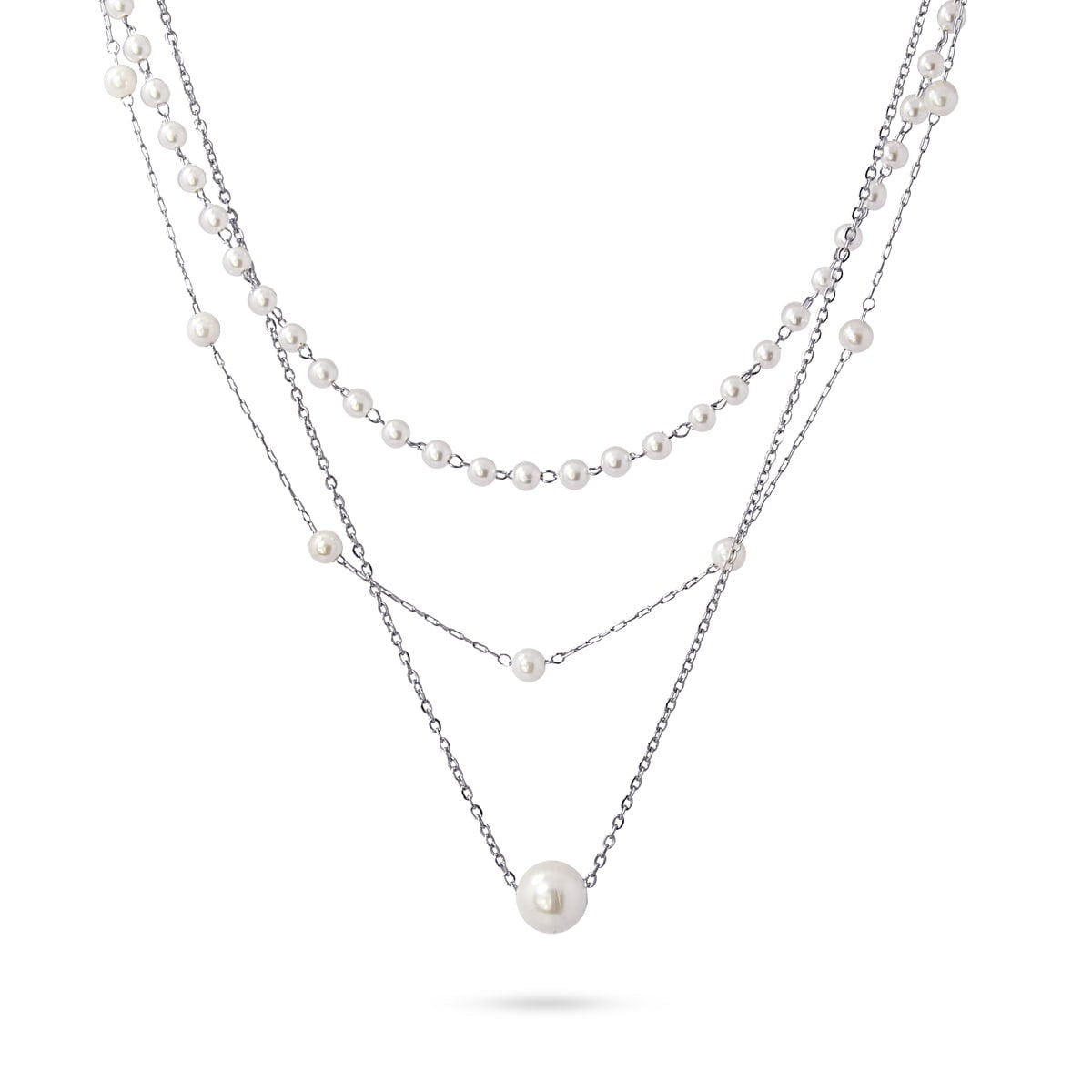 Collar Lana Plateado Anartxy
