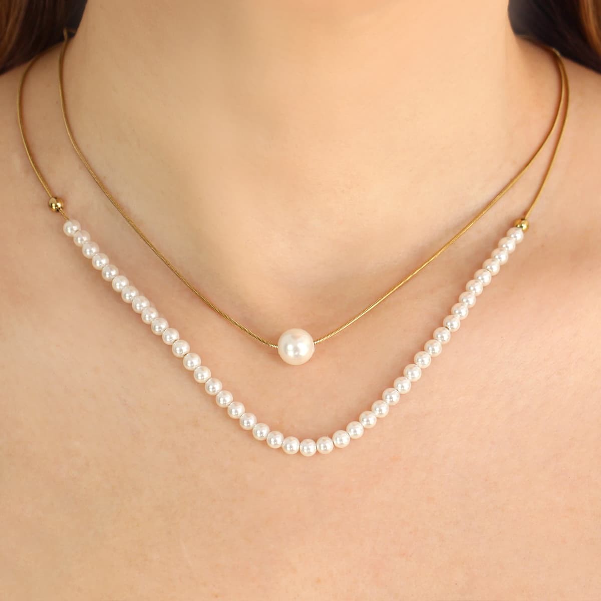 Collar perlas BCO708D