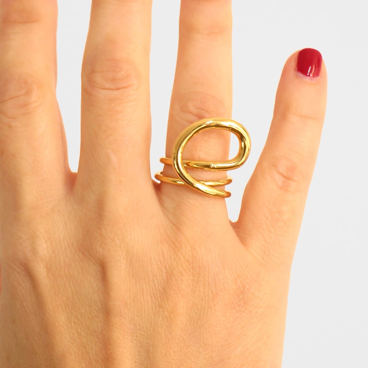 Anillo Abuja Dorado Anartxy