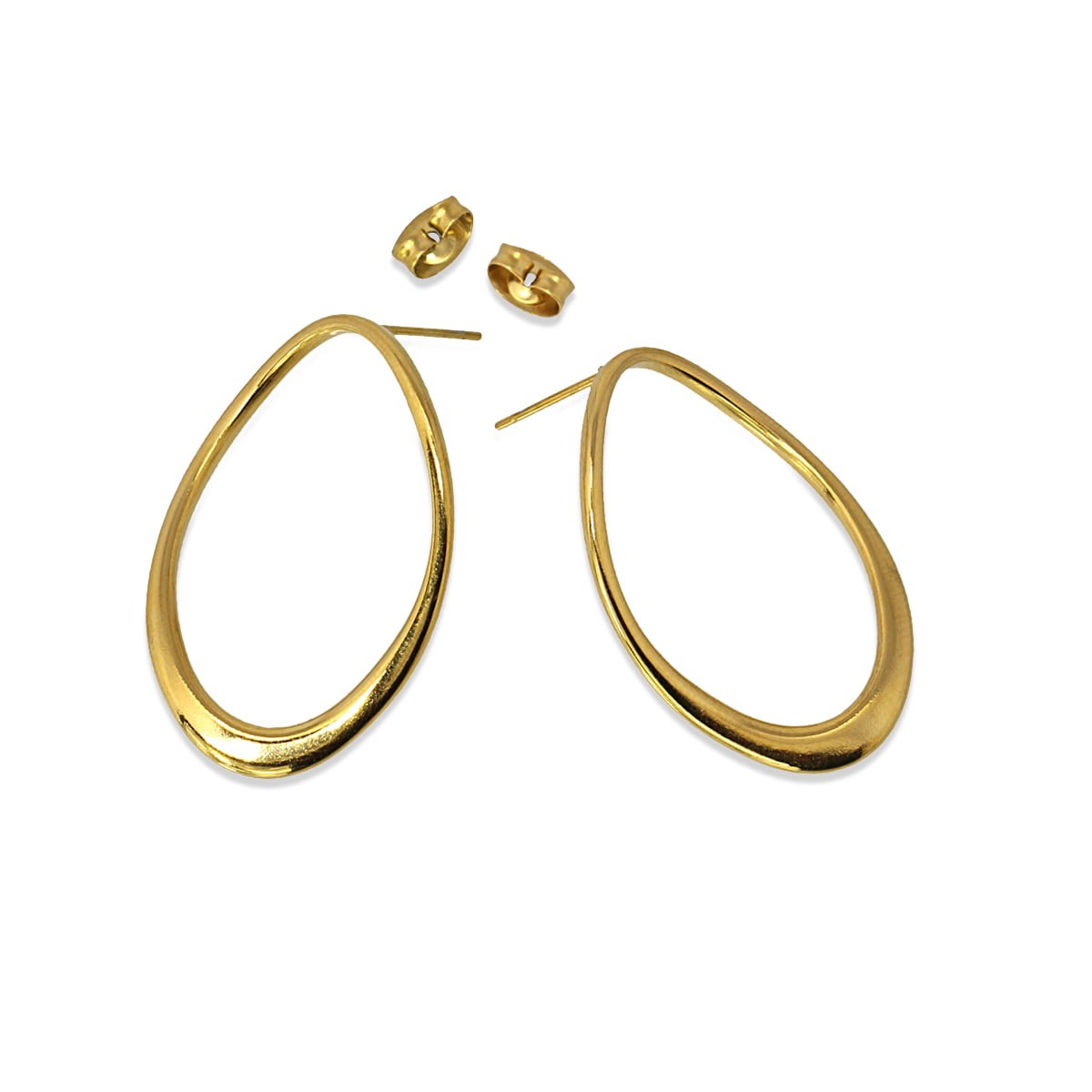 Pendientes Lusaka Dorado Anartxy