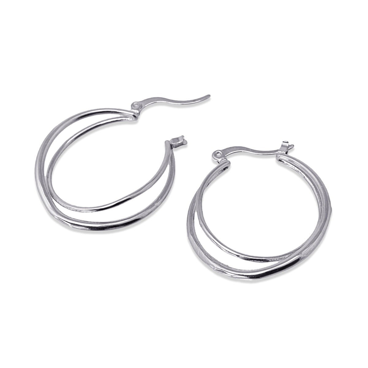 Aros Apia Plateado Anartxy