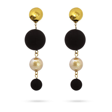 Pendientes Lhotse Negro Anartxy