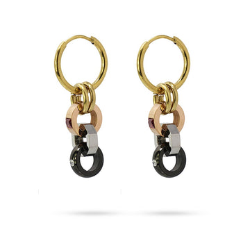 Pendientes Roraima Combinado metalizado Anartxy