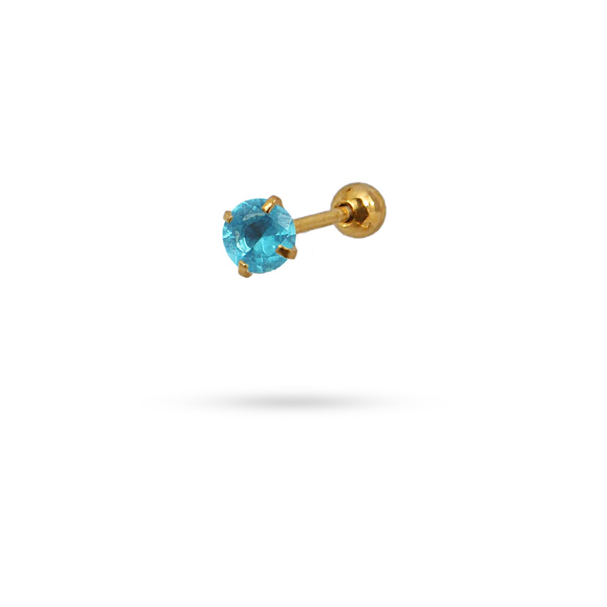 Piercing Gemma Azul 4 mm Anartxy