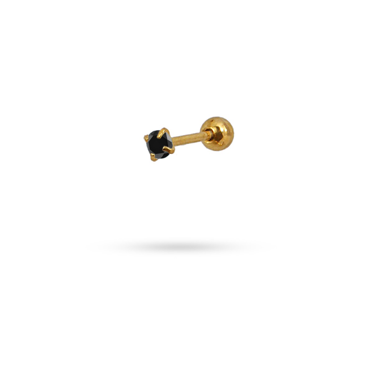 Piercing Gemma Negro 2 mm Anartxy