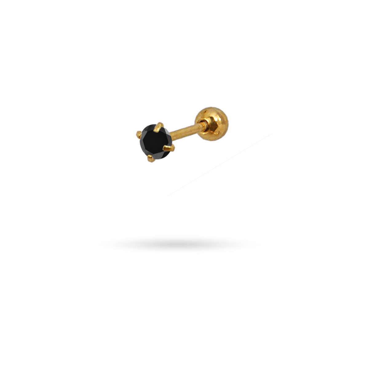 Piercing Gemma Negro 3 mm Anartxy