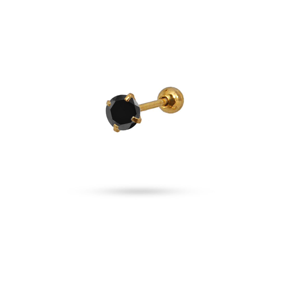 Piercing Gemma Negro 4 mm Anartxy