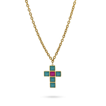 Collar color Rosa Verde Anartxy