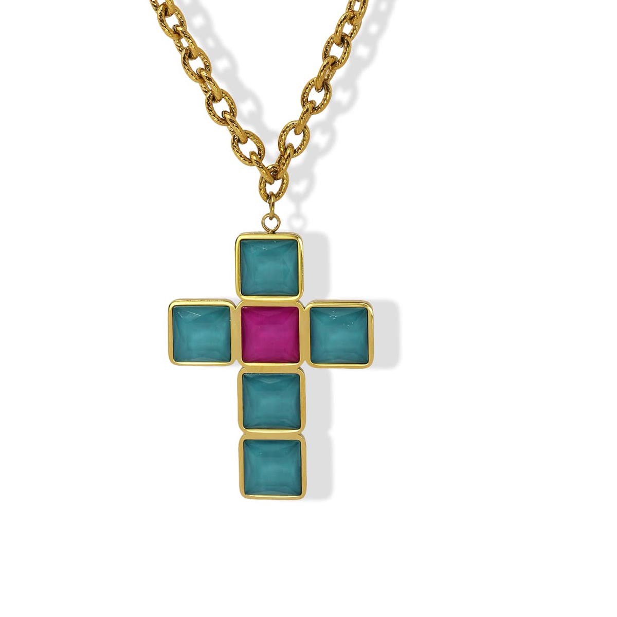 Collar color Rosa Verde Anartxy