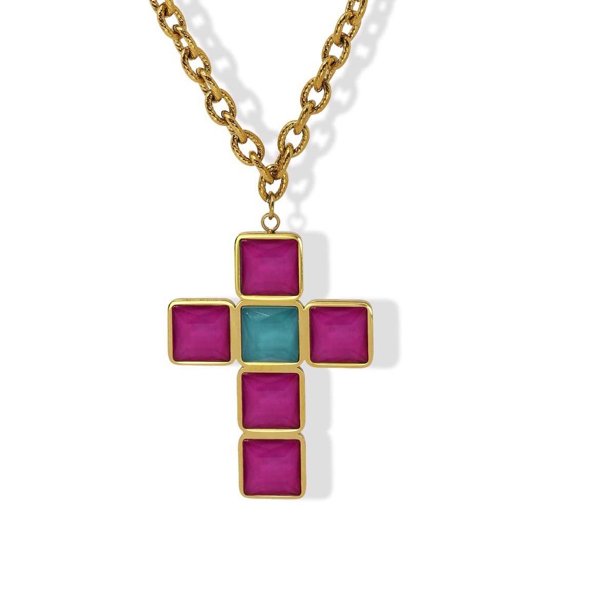 Collar color Rosa Rosa Anartxy