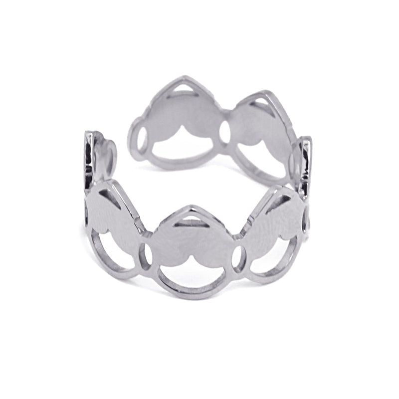 Anillo Fallas Rodete Plateado Anartxy