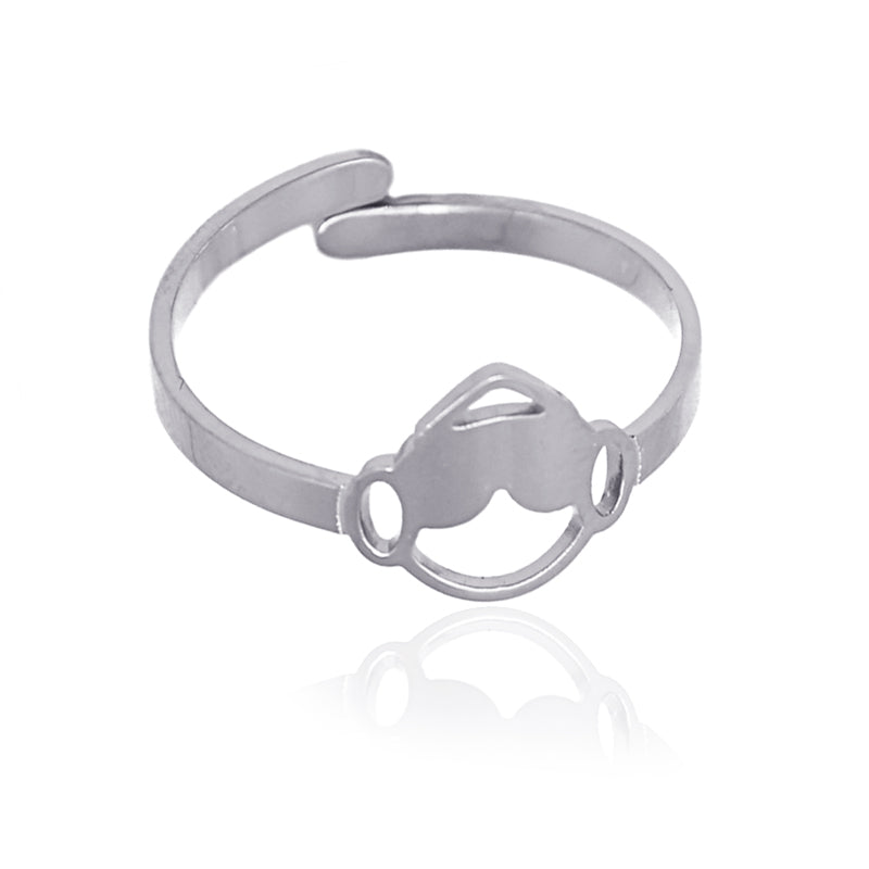 Anillo Fallas Ninot Plateado Anartxy