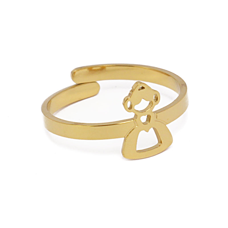 Anillo Fallas Fallereta Dorado Anartxy