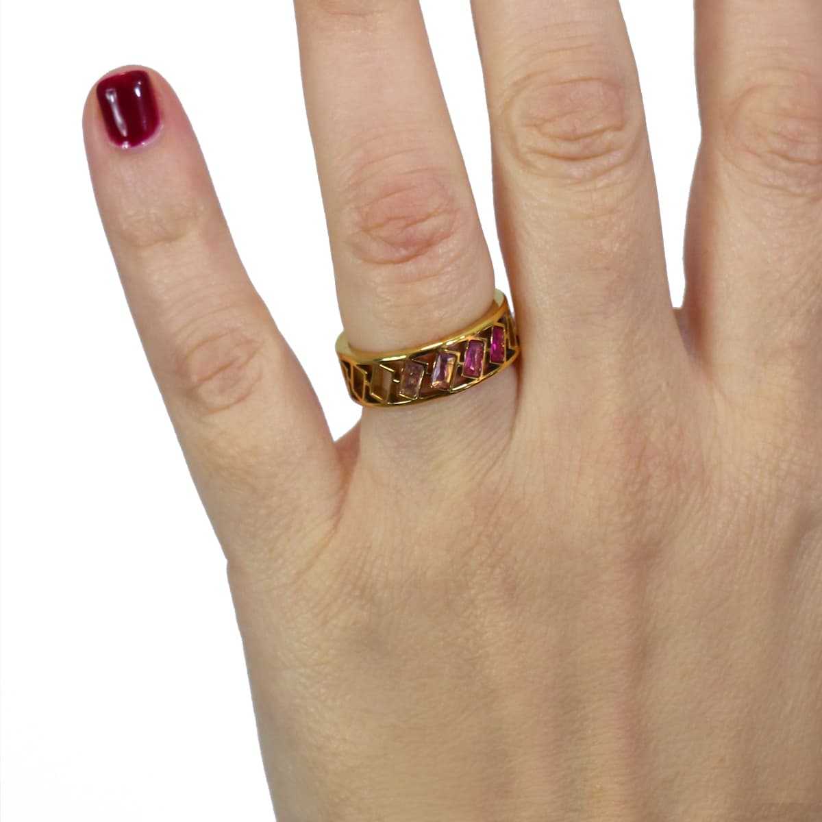 Anillo Yildun Rosa Anartxy