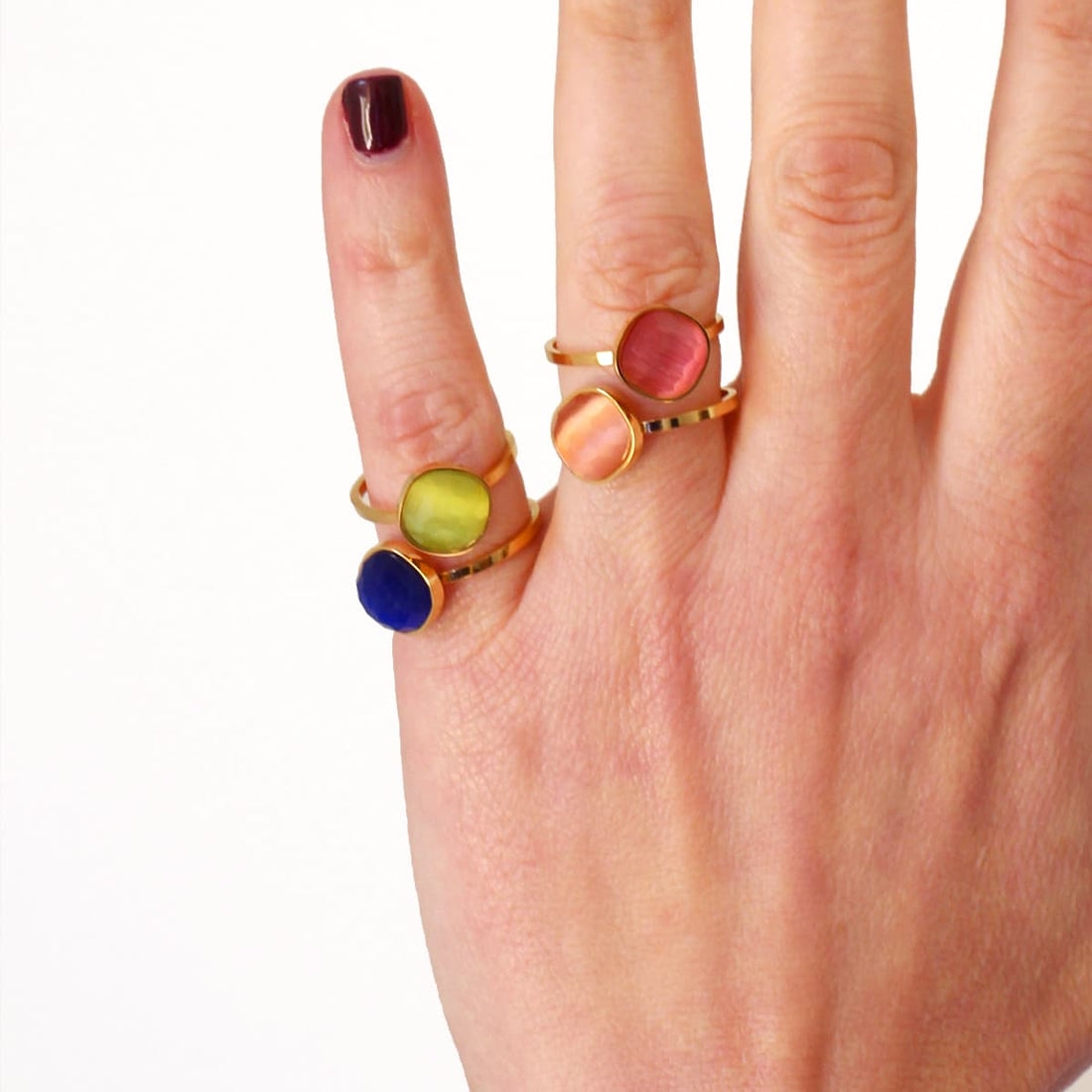 Anillo Amapole Verde Anartxy