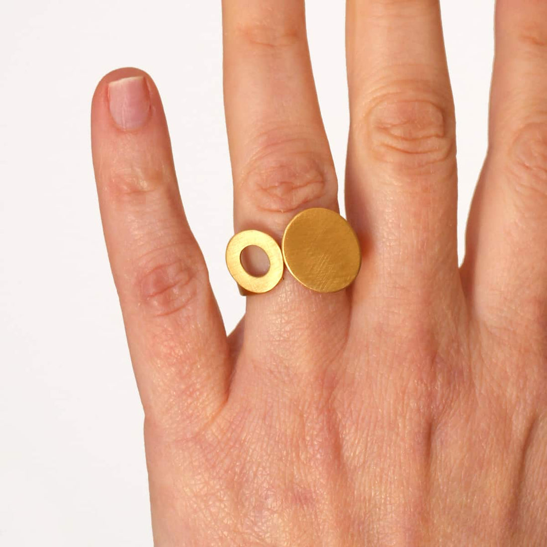 Anillo Belgrado Dorado Anartxy