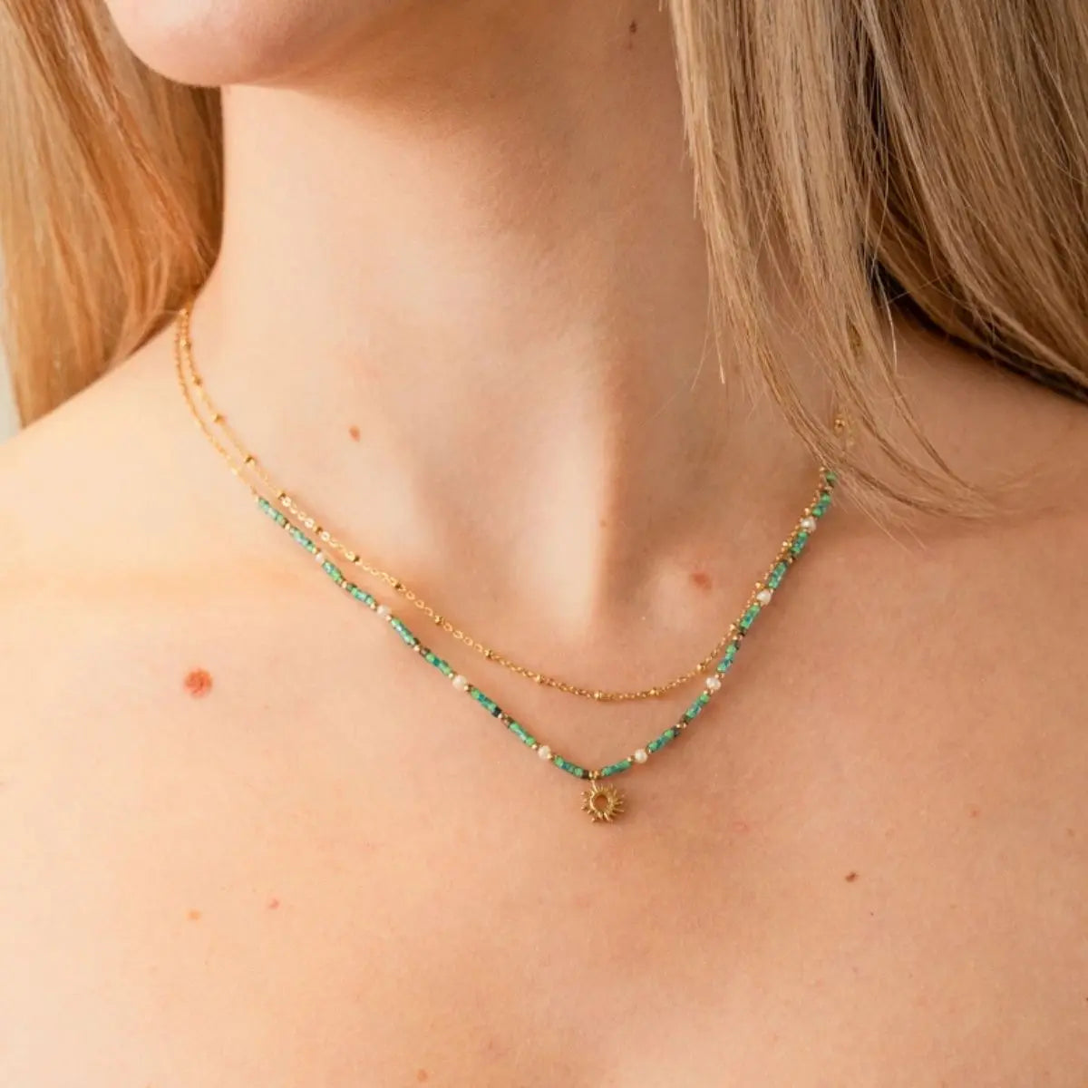 Collar Spirit Amarine Verde Anartxy