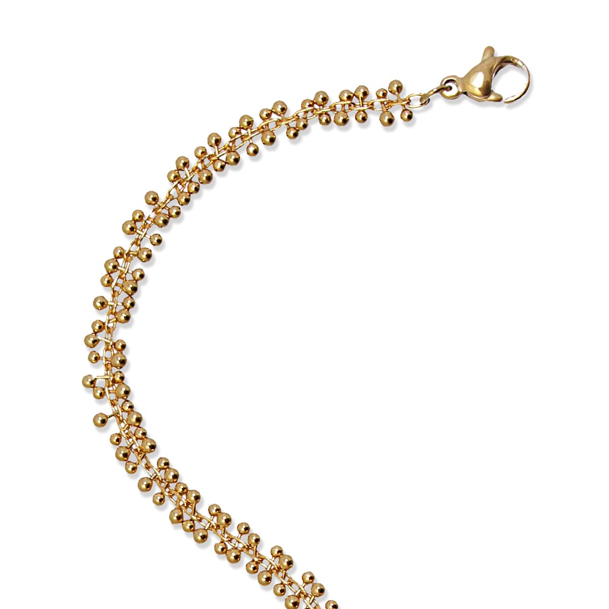 Tobillera Rojo Dorado Anartxy