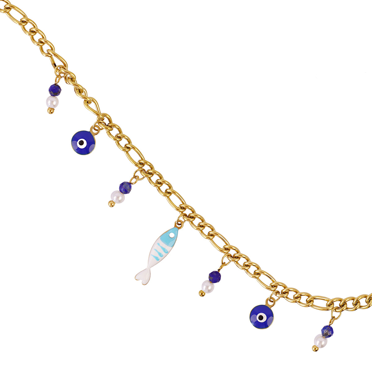 Tobillera Mati Nazar Azul Anartxy