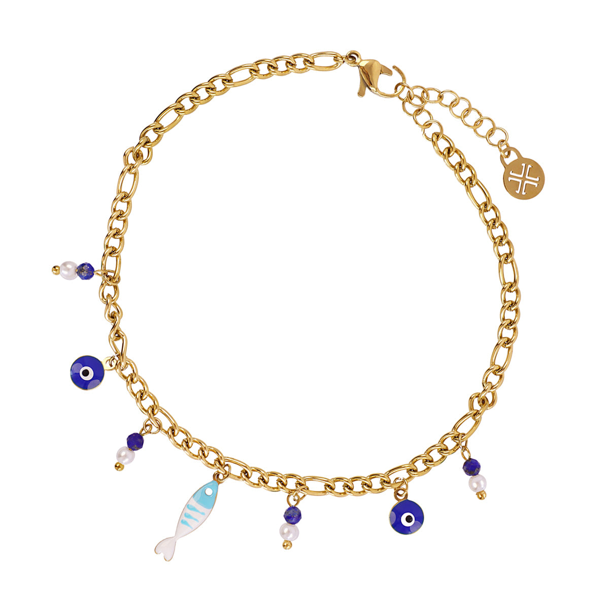 Tobillera Mati Nazar Azul Anartxy