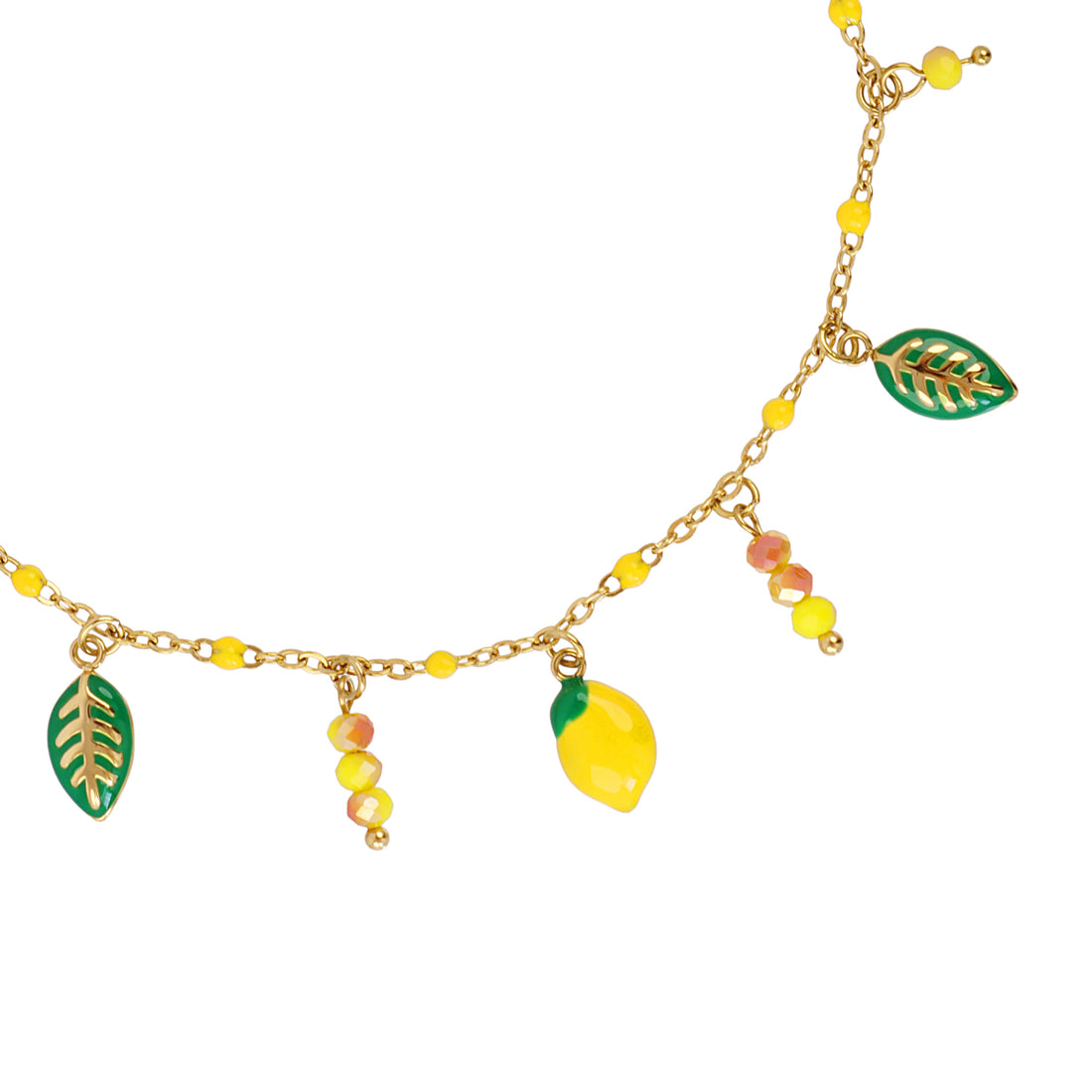 Tobillera Vine Zesty Amarillo Anartxy