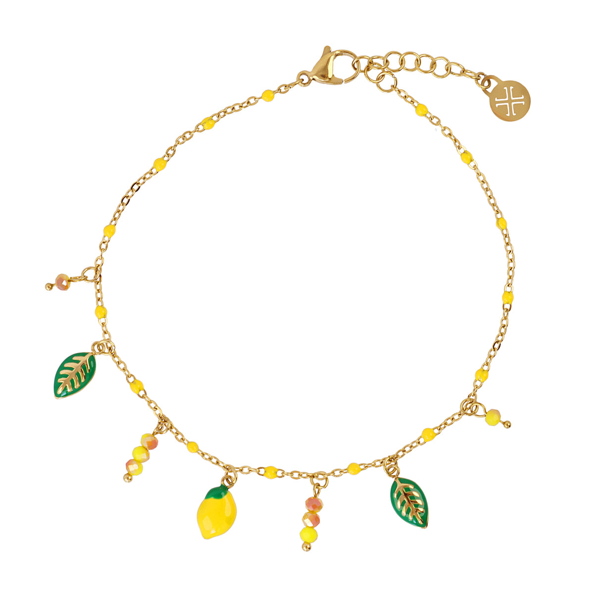 Tobillera Vine Zesty Amarillo Anartxy