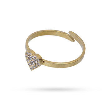 Anillo Amore Dorado Anartxy