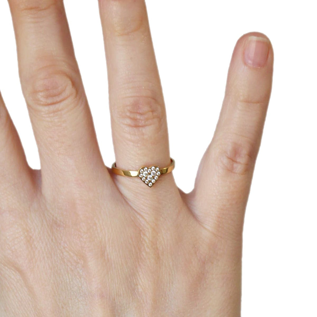 Anillo Amore Dorado Anartxy