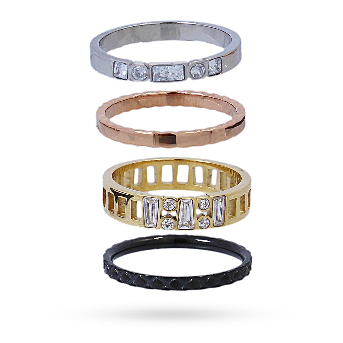 Set de anillos Krypton