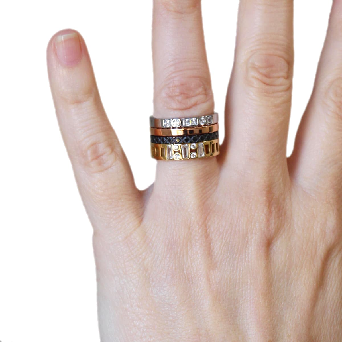 Set de anillos Krypton