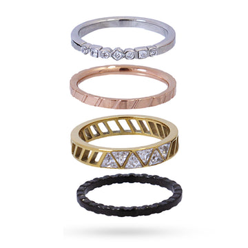 Set de anillos Pandora Combinado Anartxy
