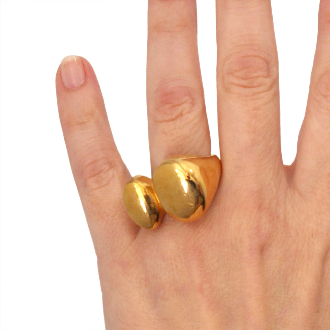 Anillo Zella Dorado Anartxy