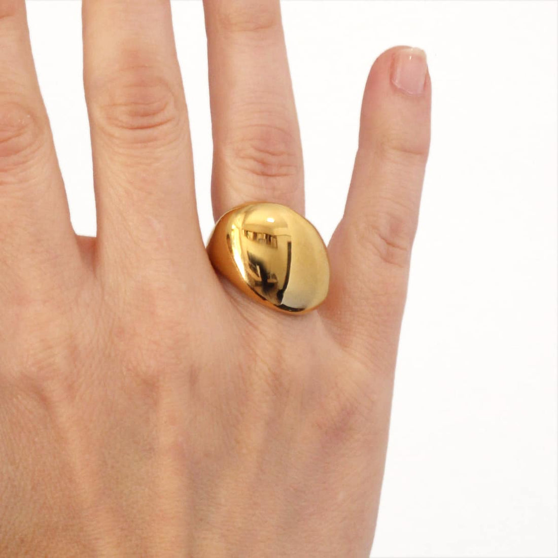 Anillo Shani Dorado Anartxy