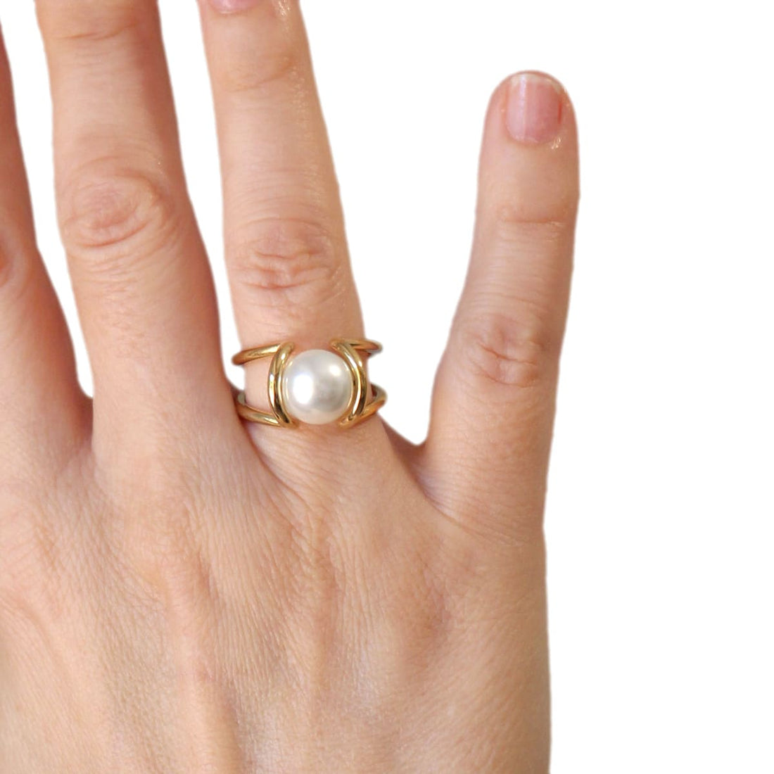 Anillo Rauri Dorado Anartxy