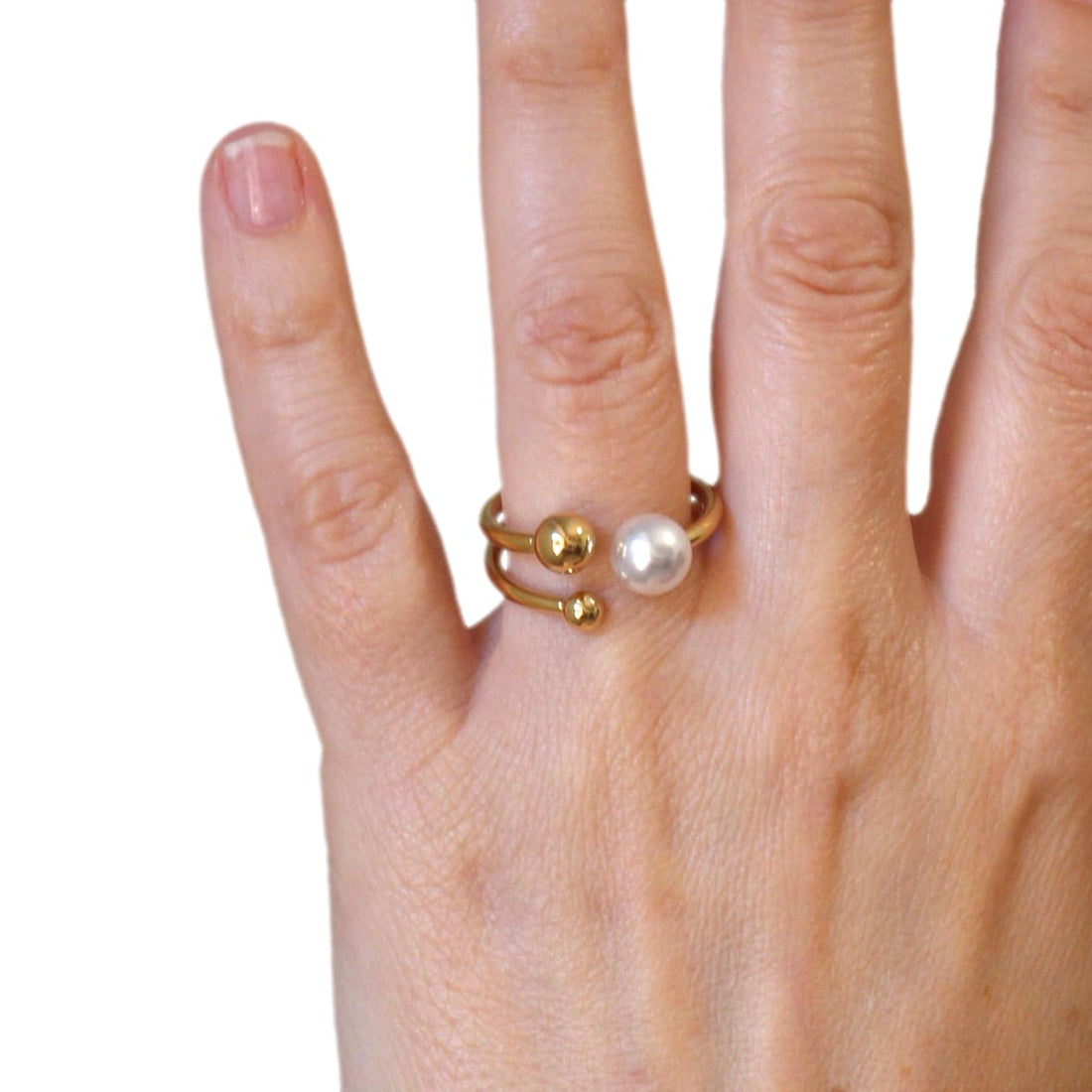 Anillo Gasilda Dorado Anartxy