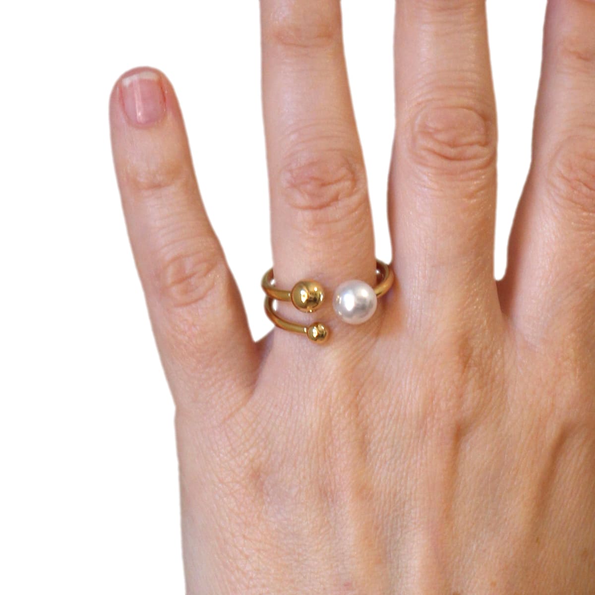 Anillo Gasilda Dorado Anartxy