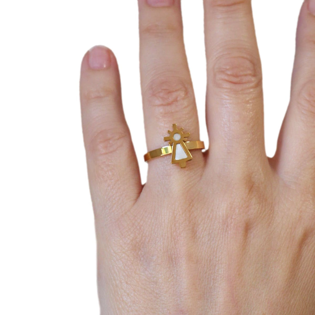 Anillo Ankor Dorado Anartxy