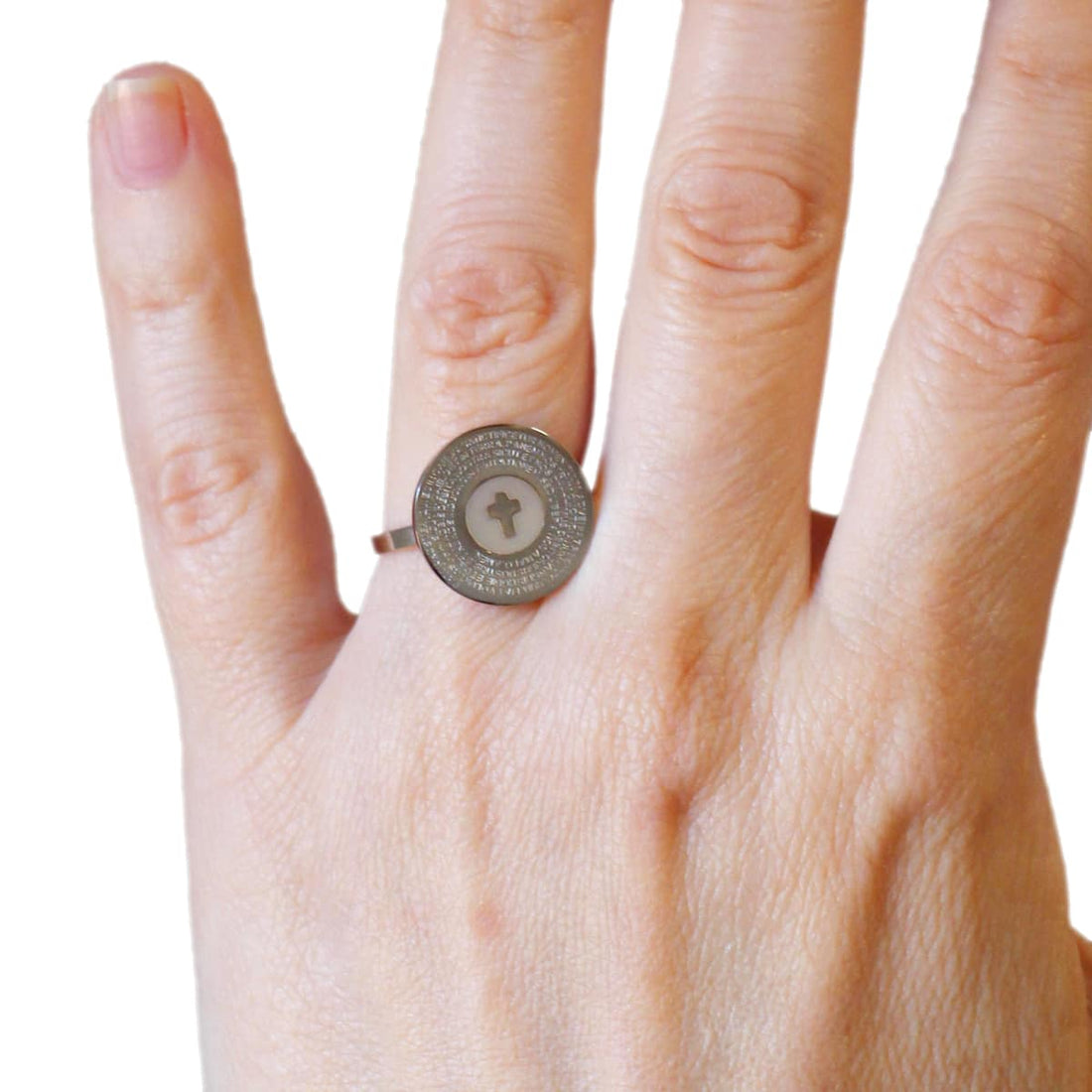 Anillo Efeso Plateado Anartxy