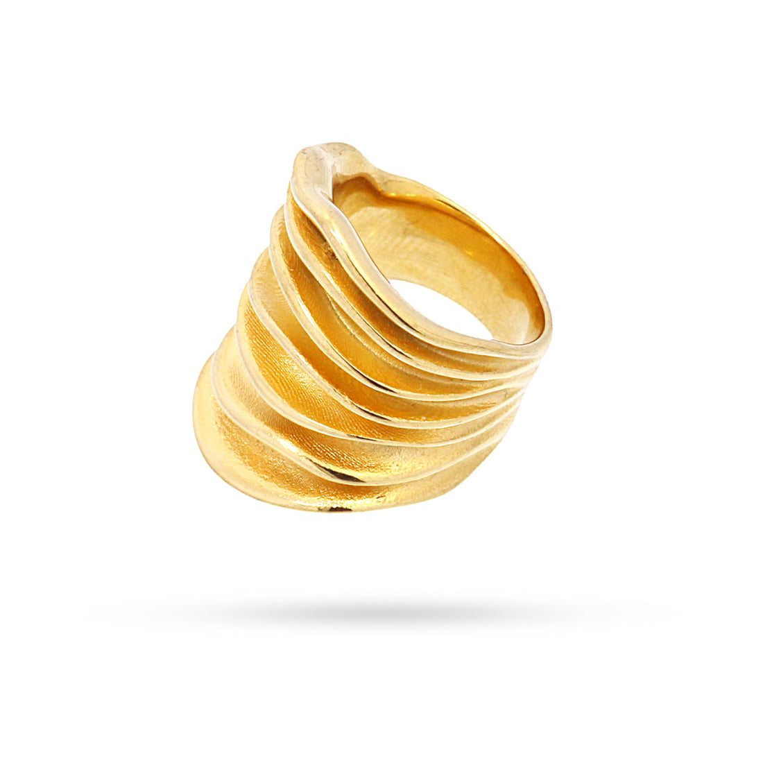 Anillo Summer Essentials Coral Dorado Anartxy