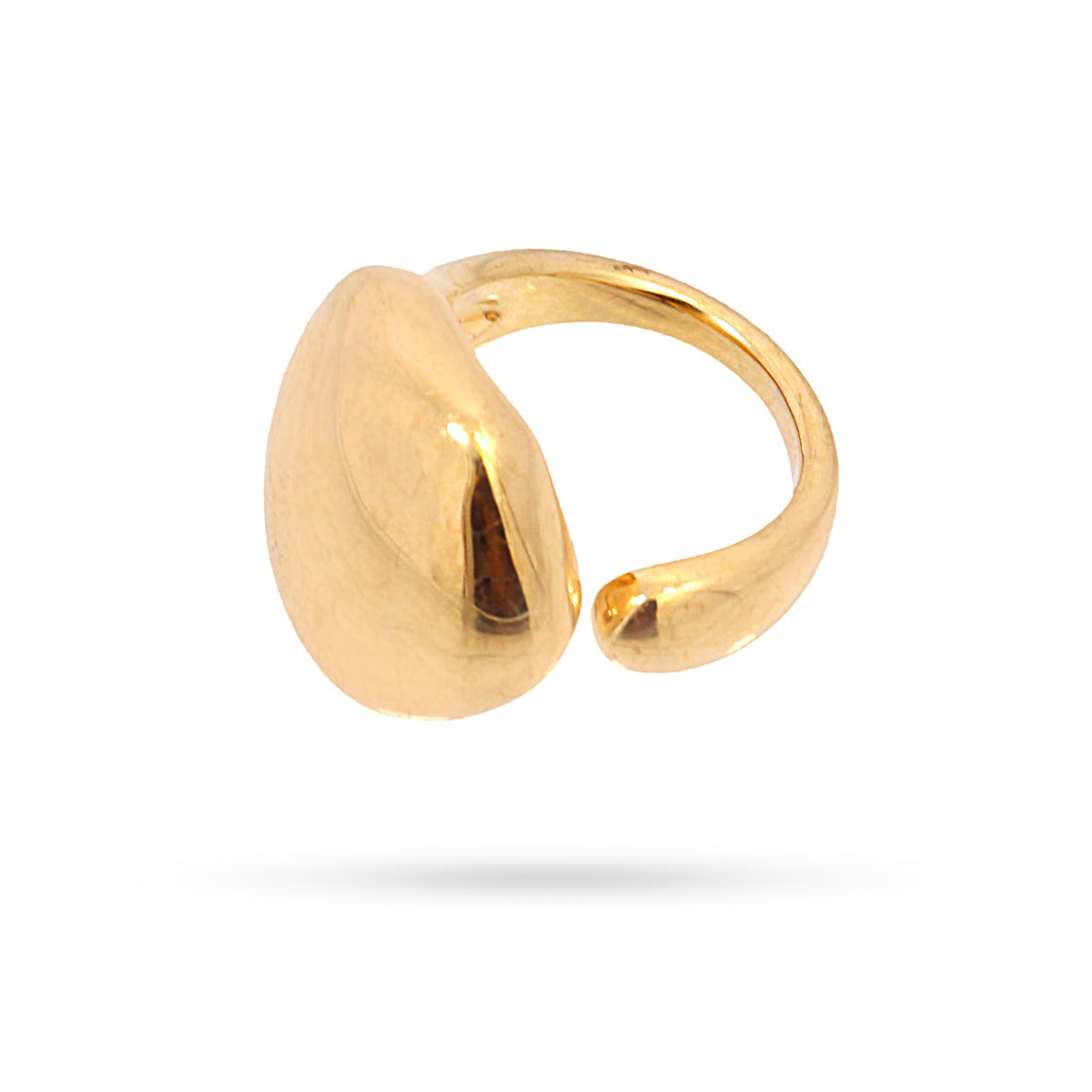 Anillo Waves Pebble Dorado Anartxy
