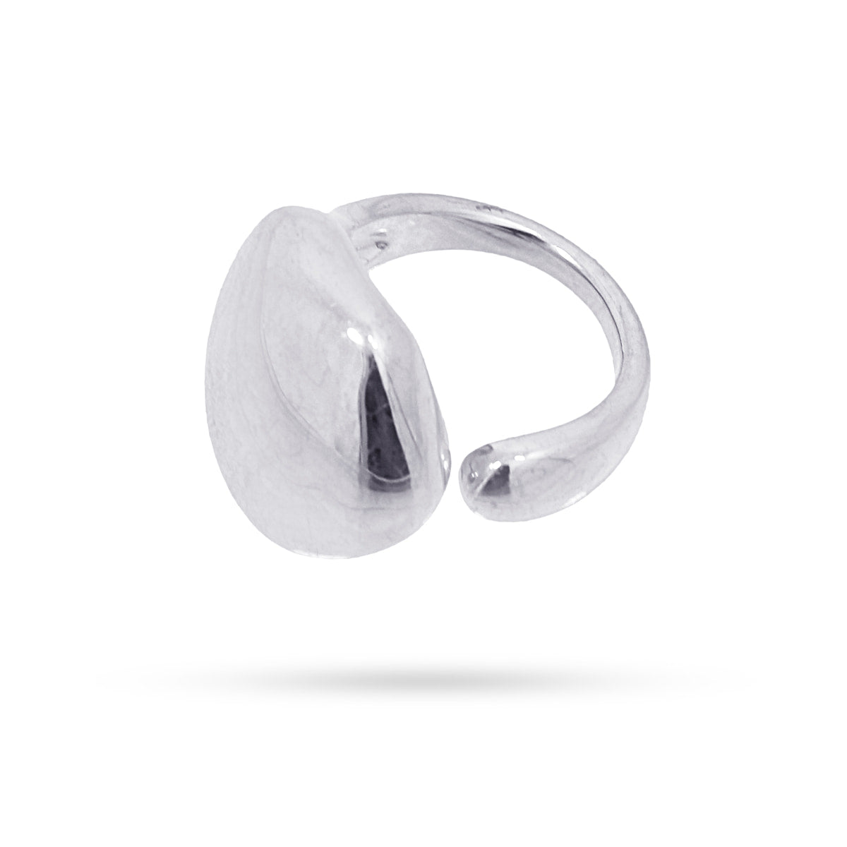 Anillo Waves Pebble Plateado Anartxy