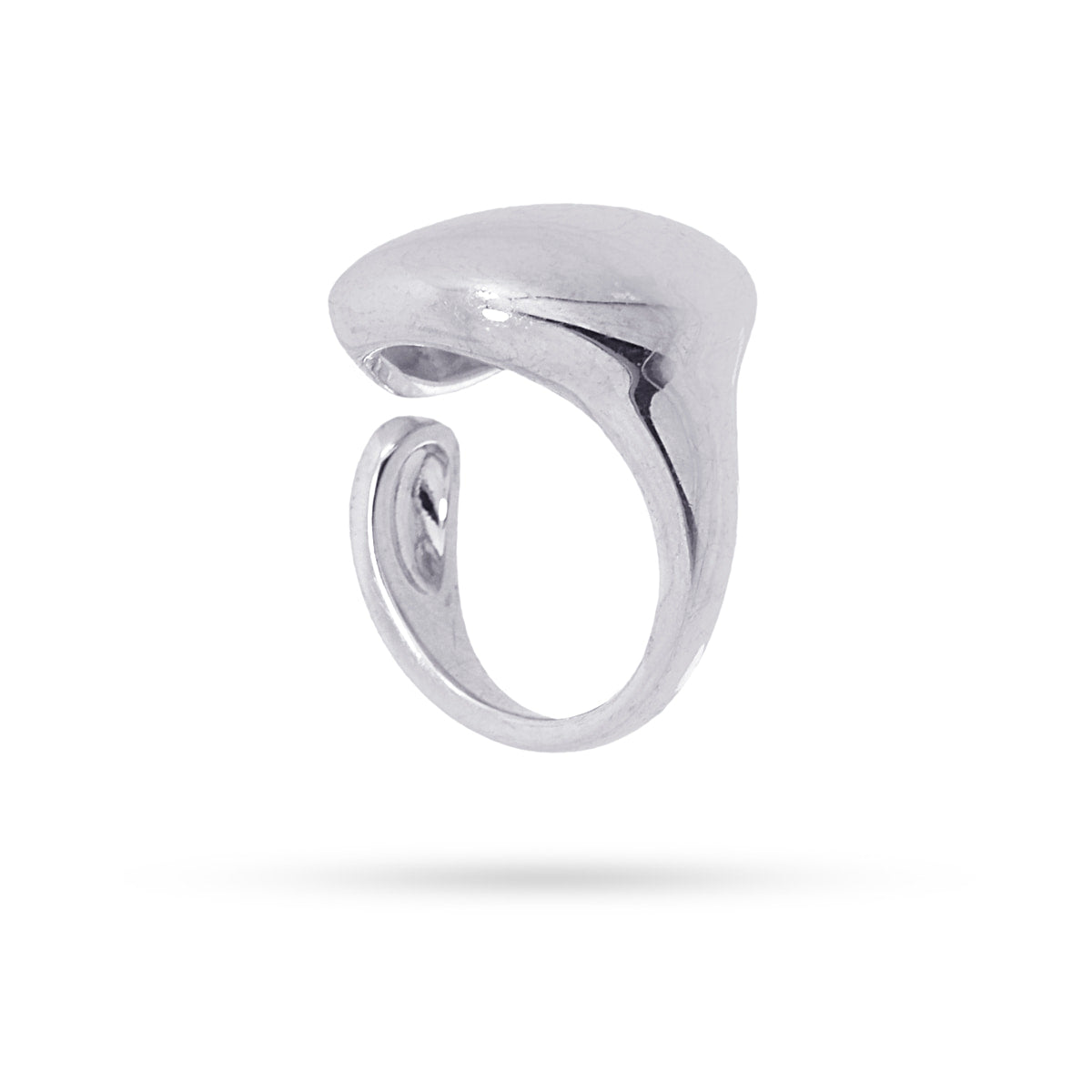 Anillo Waves Pebble Plateado Anartxy