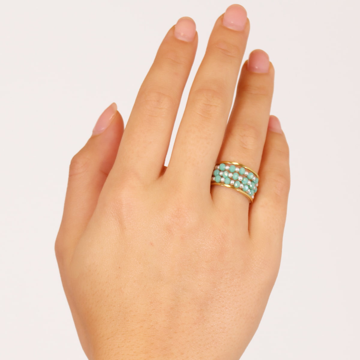 Anillo Levity Soar Turquesa Anartxy