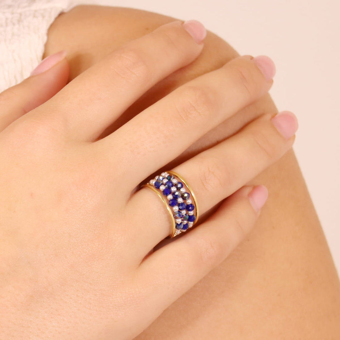 Anillo Levity Soar Azul Anartxy