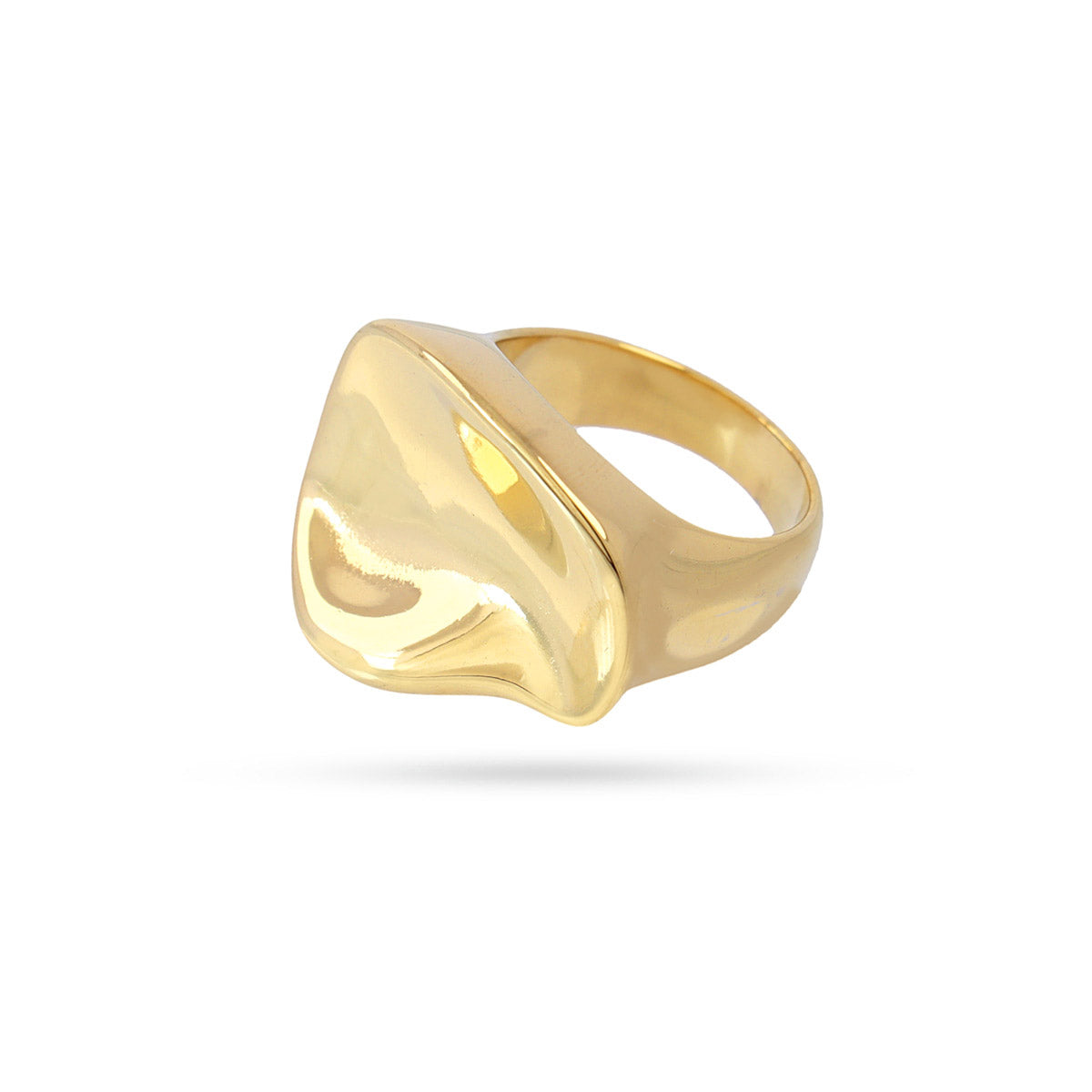 Anillo Waves Deep Dorado Anartxy