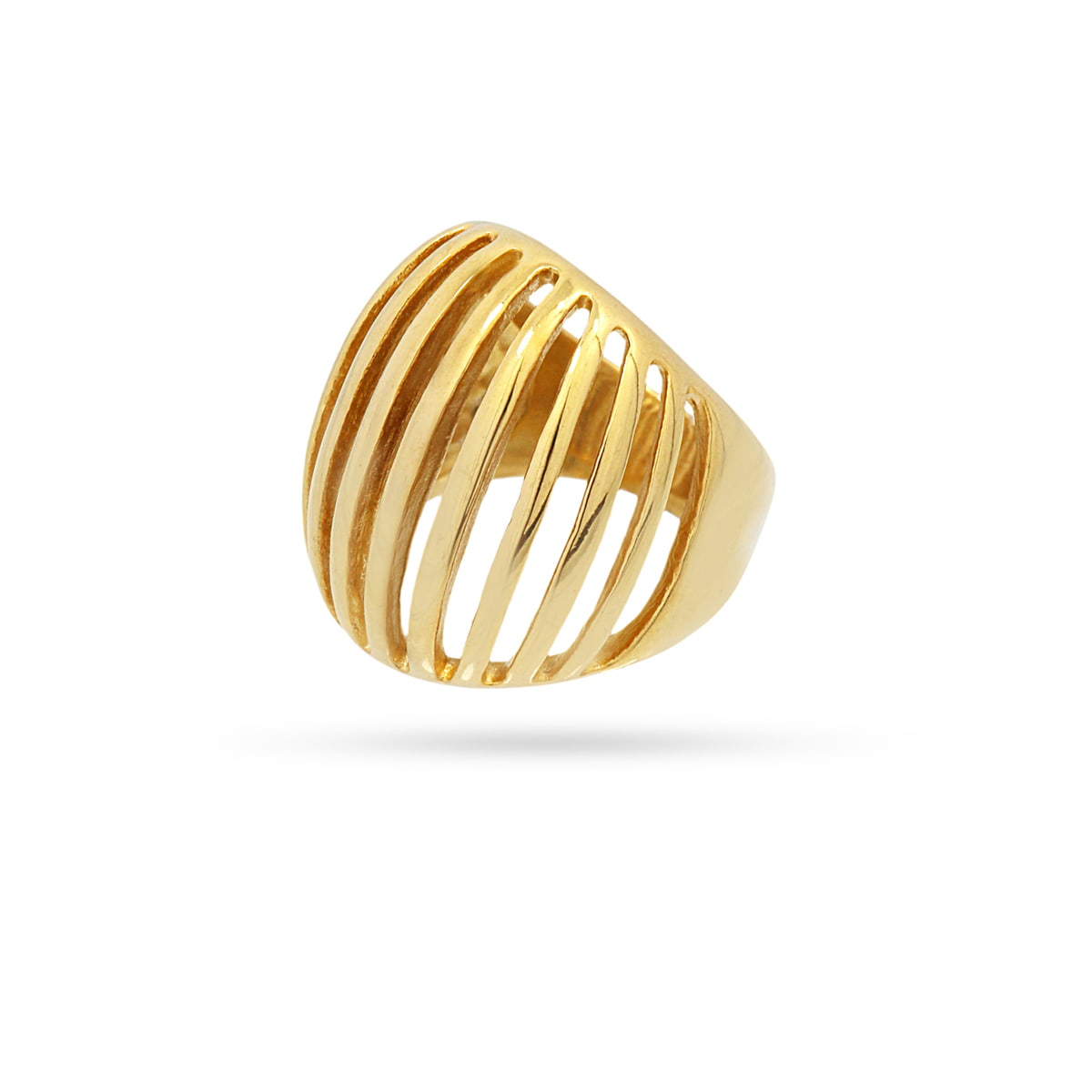 Anillo Summer Essentials Stripes Dorado Anartxy